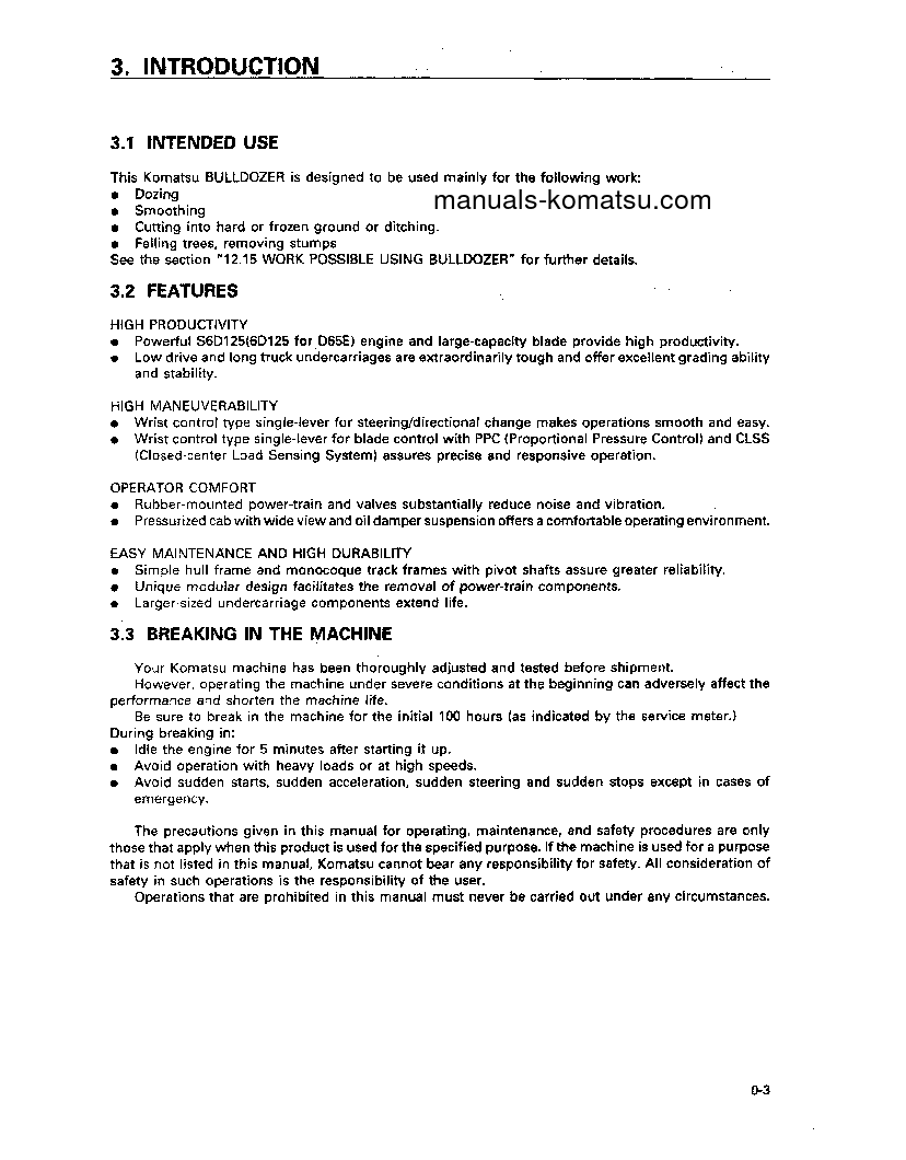 Protected: D65E-12(JPN) S/N J10001-UP Operation manual (English)