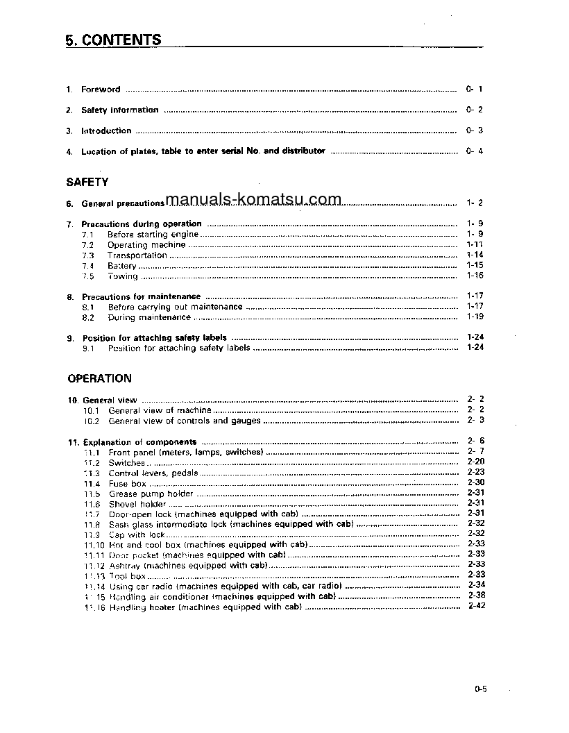 Protected: D65E-12(JPN) S/N J10001-UP Operation manual (English)