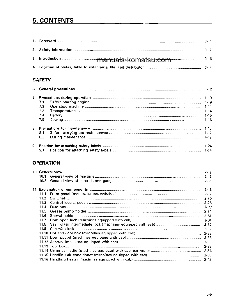 Protected: D65EX-12(JPN) S/N 60942-61445 Operation manual (English)