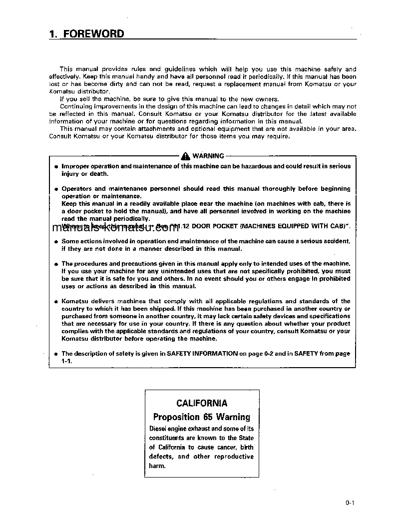 Protected: D65EX-12(JPN) S/N 61446-62958 Operation manual (English)