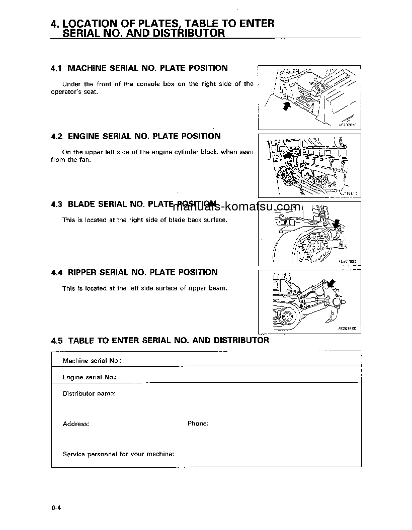 Protected: D375A-3(JPN)-6-TRACK ROLLER S/N 17001-17500 Operation manual (English)