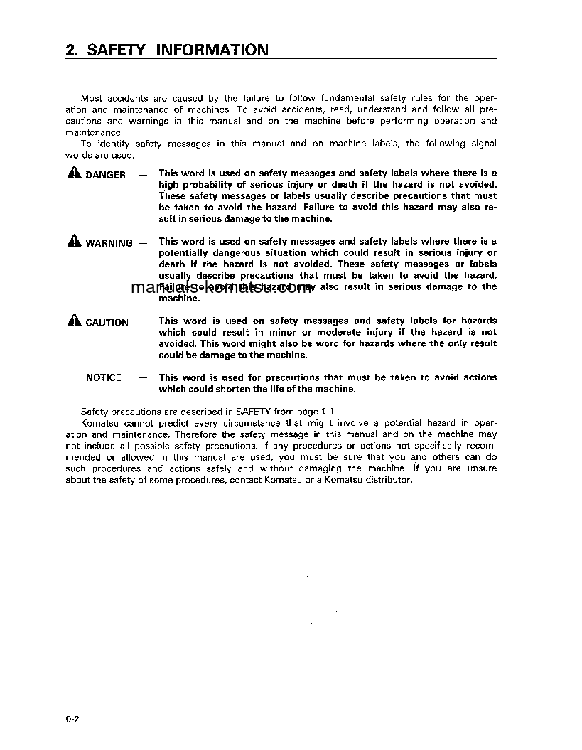 Protected: D31PL-20(JPN) S/N 45001-47616 Operation manual (English)