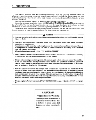 D37E-5(JPN) S/N 3731-UP Operation manual (English)