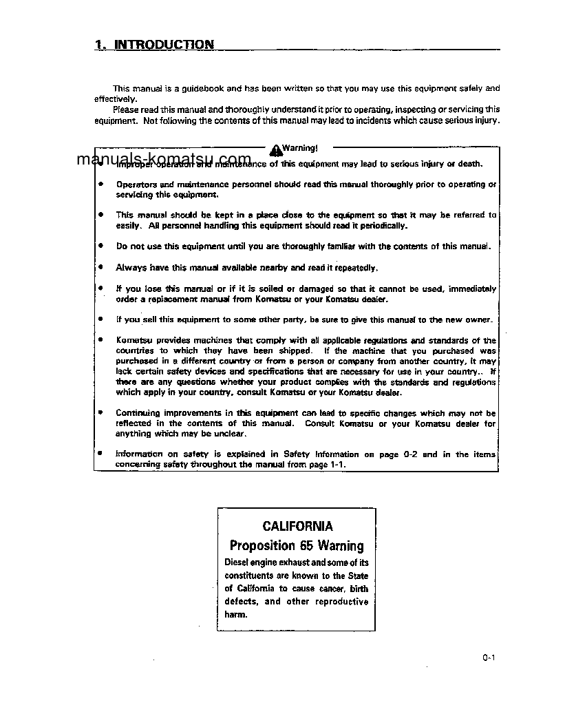 Protected: PC128UU-1(JPN) S/N 2347-UP Operation manual (English)
