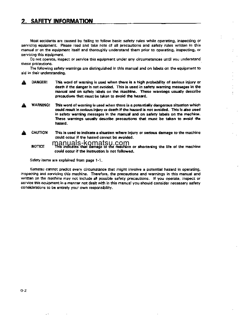 Protected: PC128UU-1(JPN) S/N 2347-UP Operation manual (English)