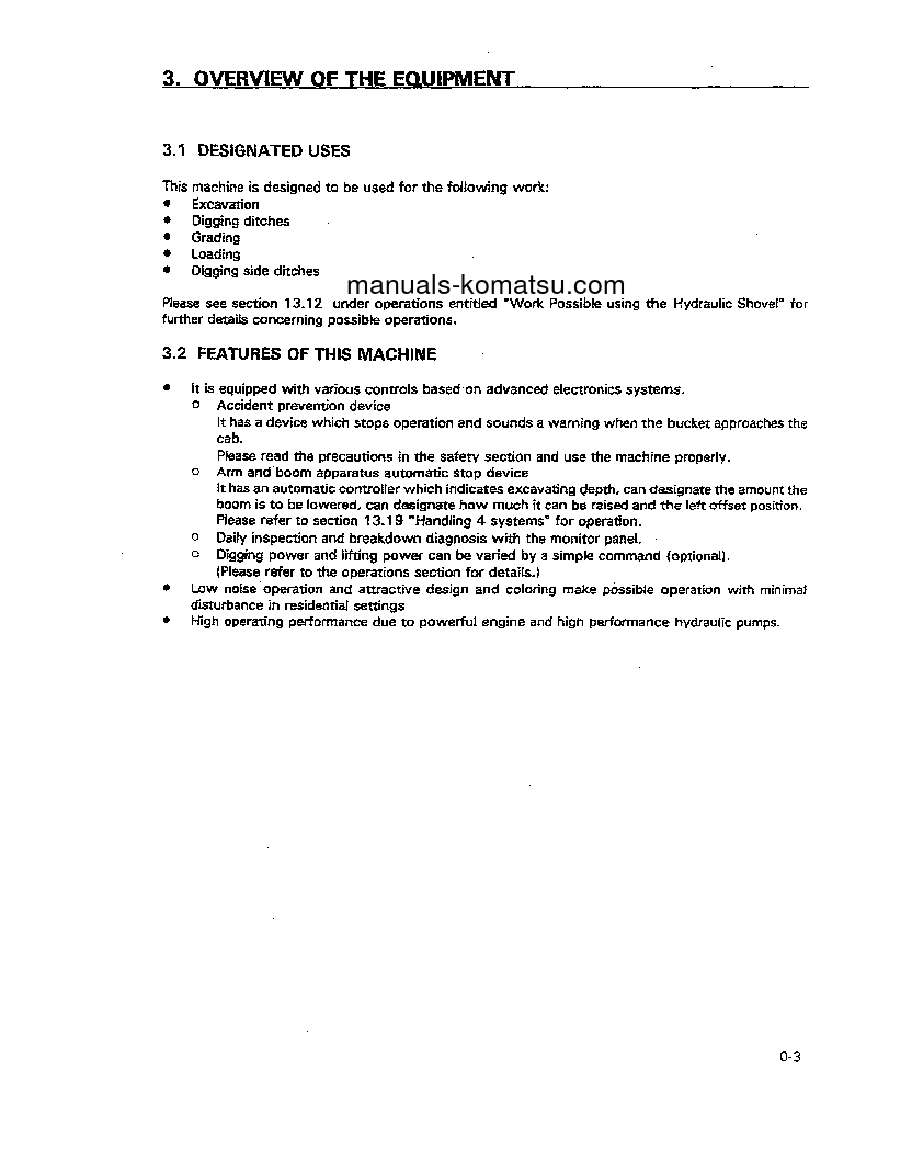 Protected: PC128UU-1(JPN) S/N 2347-UP Operation manual (English)