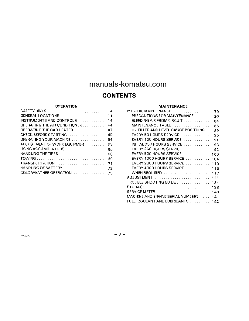 Protected: WA450-1(JPN) S/N 10001-UP Operation manual (English)
