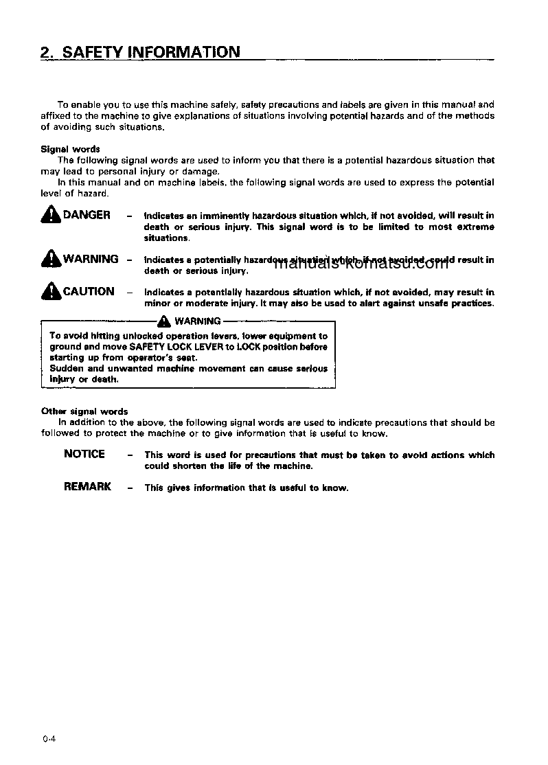 Protected: WD600-1(JPN)–50C DEGREE S/N 10169-UP Operation manual (English)