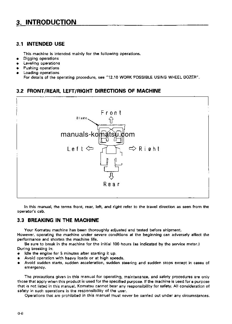 Protected: WD600-1(JPN)–50C DEGREE S/N 10169-UP Operation manual (English)