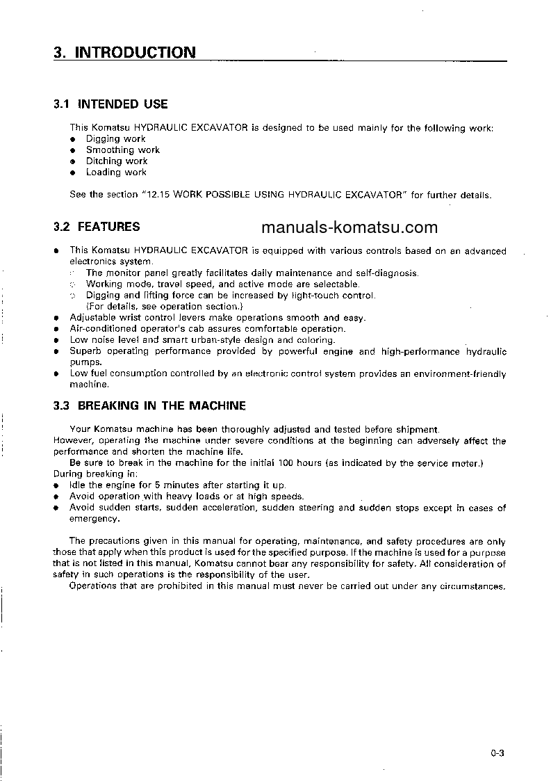 Protected: PC220-6(JPN) S/N 52000-52851 Operation manual (English)