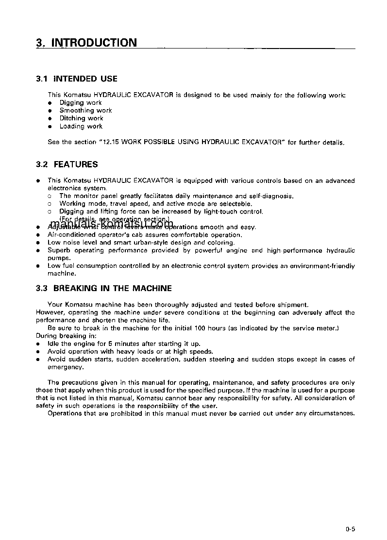 Protected: PC220-6(JPN) S/N 53562-UP Operation manual (English)