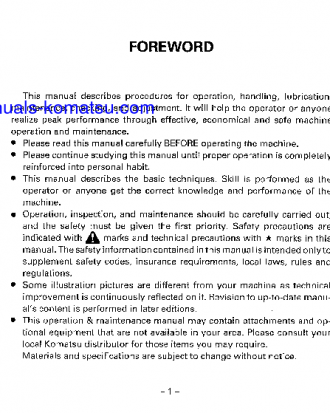 EG150L-5(JPN) S/N 20001-UP Operation manual (English)