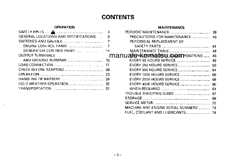 Protected: EG220L-2(JPN) S/N 20001-UP Operation manual (English)