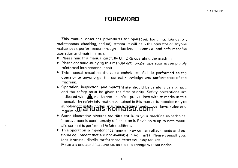 Protected: EG300L-5(JPN) S/N 20001-UP Operation manual (English)