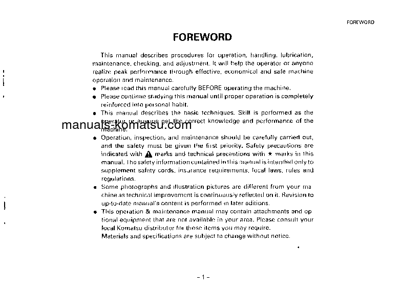 Protected: D41E-5(JPN) S/N 10228-UP Operation manual (English)