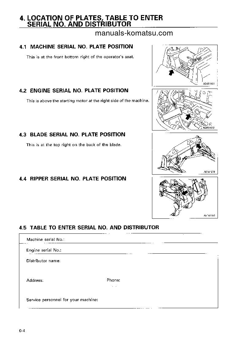 Protected: D155A-3(JPN) S/N 60001-61047 Operation manual (English)