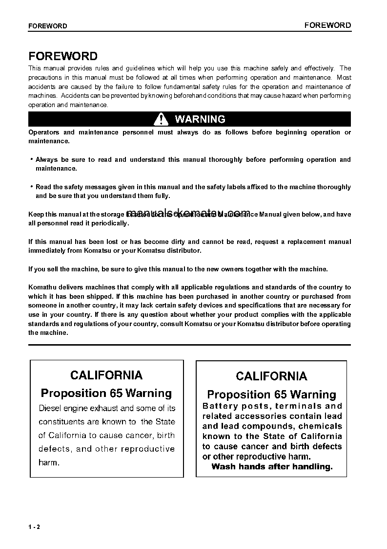 Protected: D65EX-12(JPN) S/N 63403-65000 Operation manual (English)