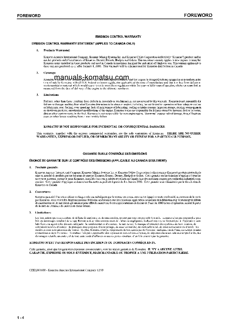 Protected: D65EX-12(JPN) S/N 63403-65000 Operation manual (English)