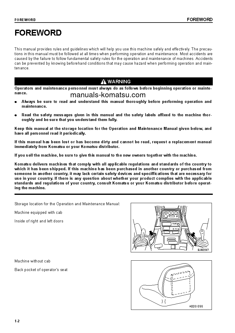 Protected: D65EX-12(JPN) S/N 65001-UP Operation manual (English)