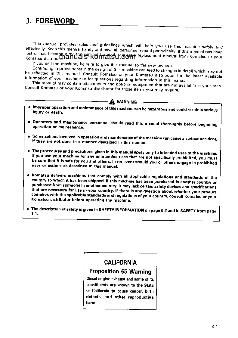 Protected: WA120-3(JPN) S/N 53001-UP Operation manual (English)