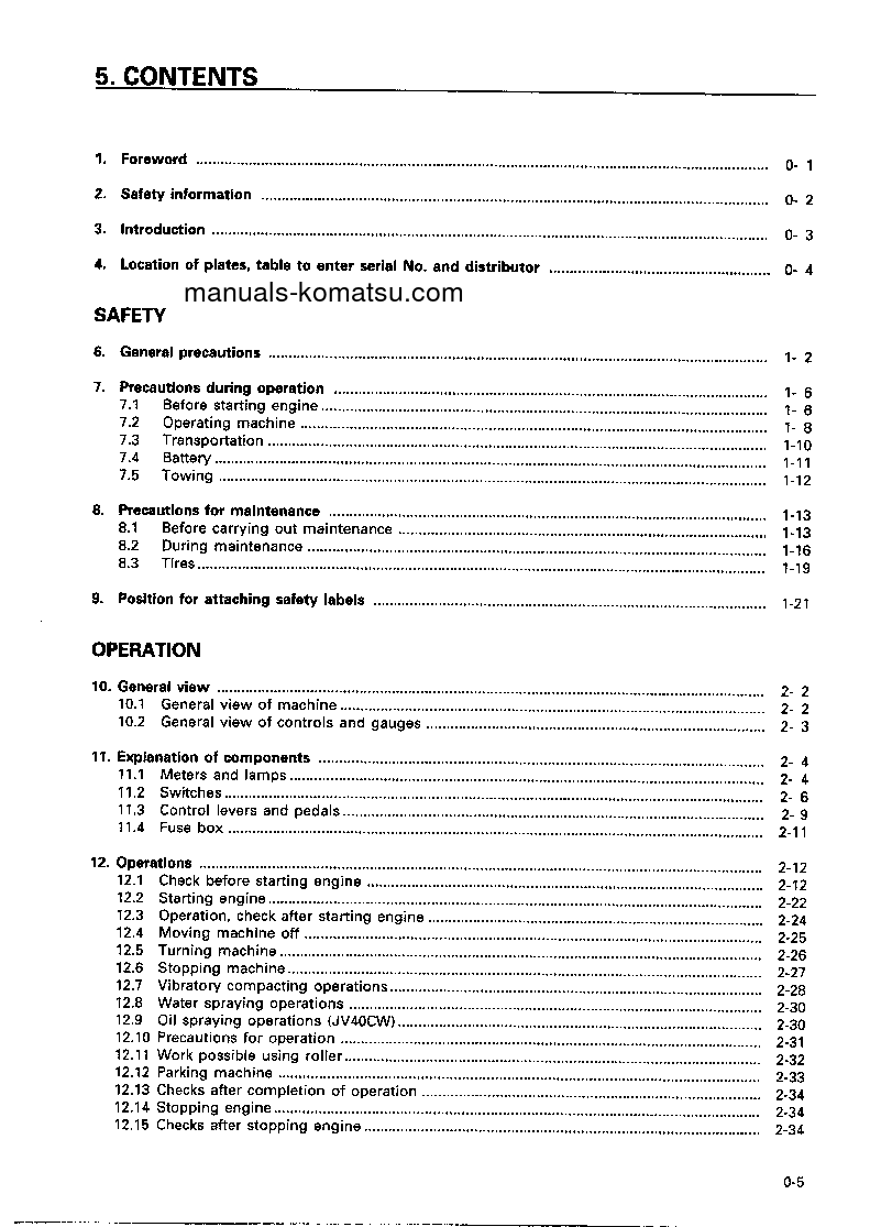 Protected: JV40CW-3(JPN) S/N 5497-UP Operation manual (English)