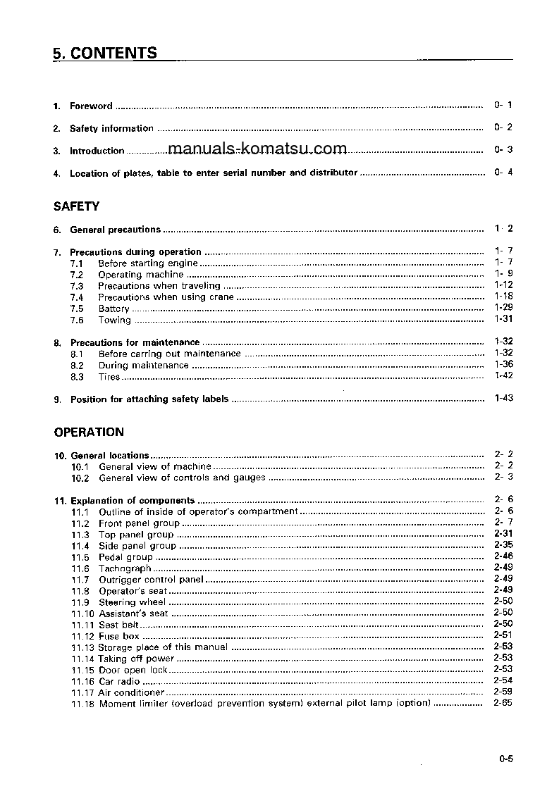 Protected: LW250-5(JPN)-H-TYPE S/N 53025-UP Operation manual (English)
