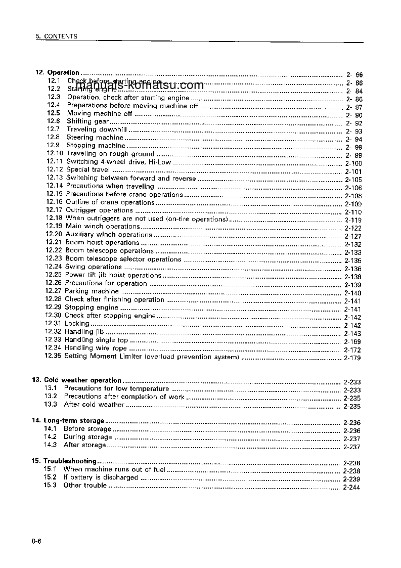 Protected: LW250-5(JPN)-H-TYPE S/N 53025-UP Operation manual (English)