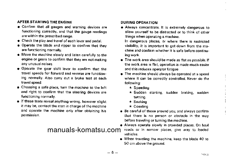 Protected: D31PLL-18(JPN) S/N 40001-40520 Operation manual (English)