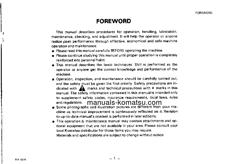 Protected: D31P-18(JPN)-TRIMMING DOZER S/N 40529-UP Operation manual (English)