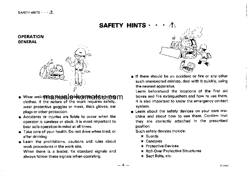Protected: D50P-17(JPN) S/N 80001-UP Operation manual (English)