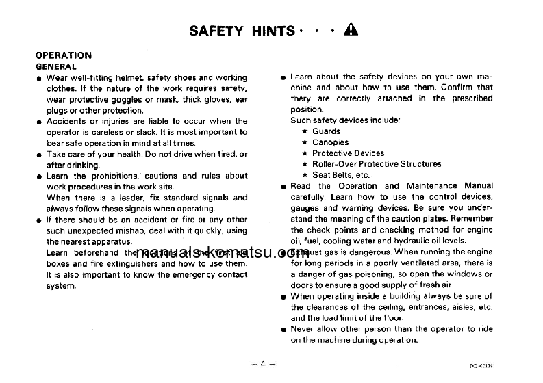 Protected: D53P-17(JPN) S/N 80001-82726 Operation manual (English)