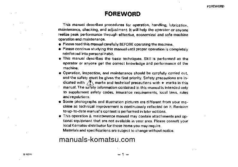 Protected: D53S-17(JPN) S/N 80001-UP Operation manual (English)