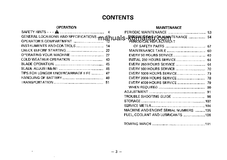 Protected: D70LE-8(JPN) S/N 46438-UP Operation manual (English)