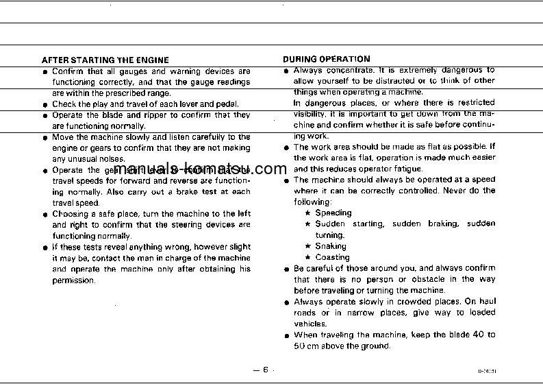 Protected: D70LE-8(JPN) S/N 46438-UP Operation manual (English)