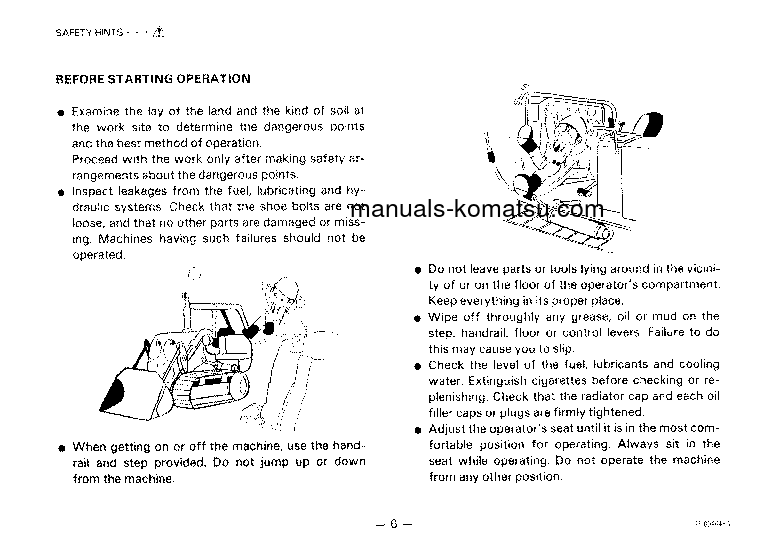 Protected: D65S-8(JPN) S/N 45166-UP Operation manual (English)