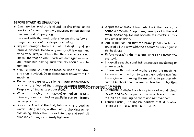 Protected: D85ESS-1(JPN) S/N 1542-UP Operation manual (English)