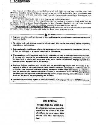 EG125BS-2(JPN) S/N 5001-UP Operation manual (English)