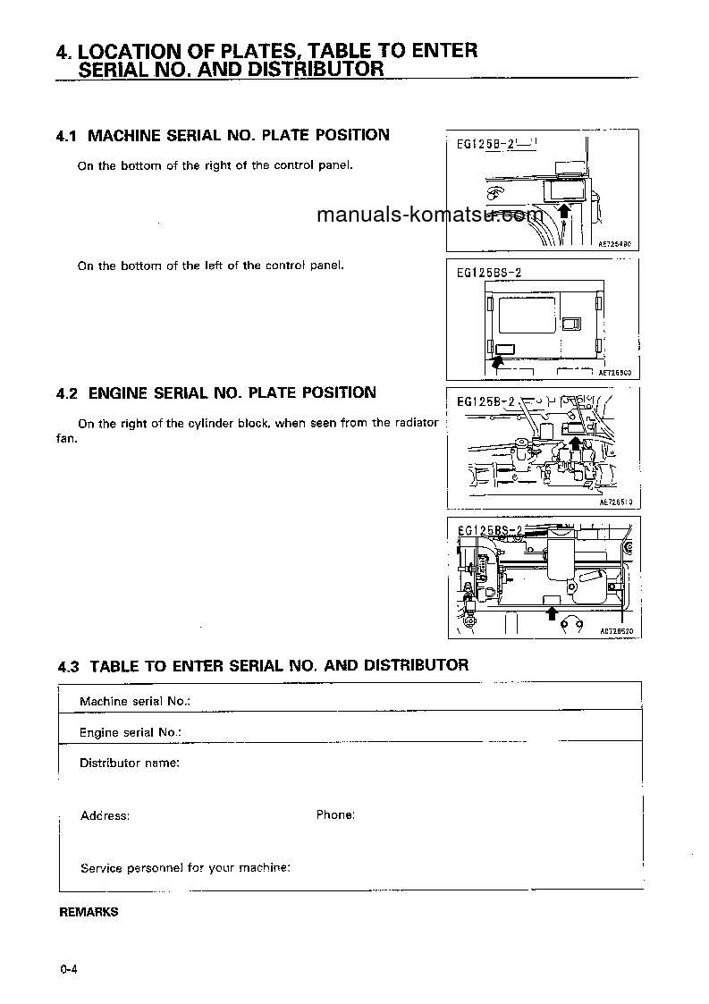 Protected: EG125BS-2(JPN) S/N 5001-UP Operation manual (English)
