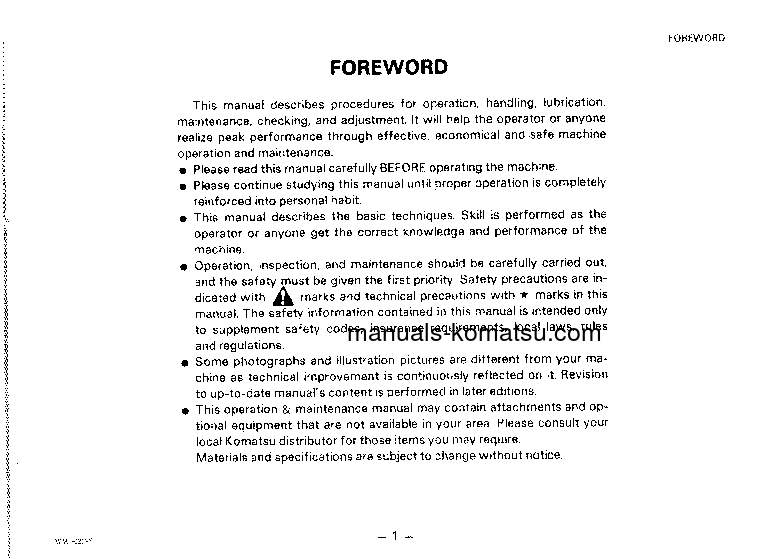 Protected: D155A-2(JPN) S/N 51505-52324 Operation manual (English)