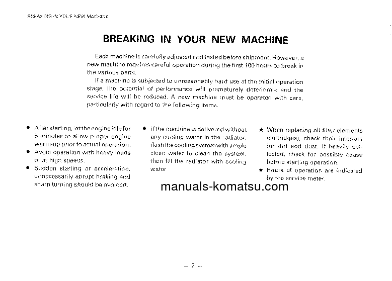 Protected: D155A-2(JPN) S/N 51505-52324 Operation manual (English)