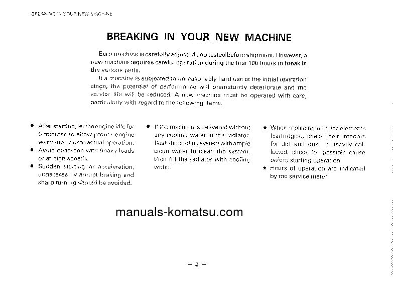 Protected: D155A-2(JPN) S/N 52345-53134 Operation manual (English)