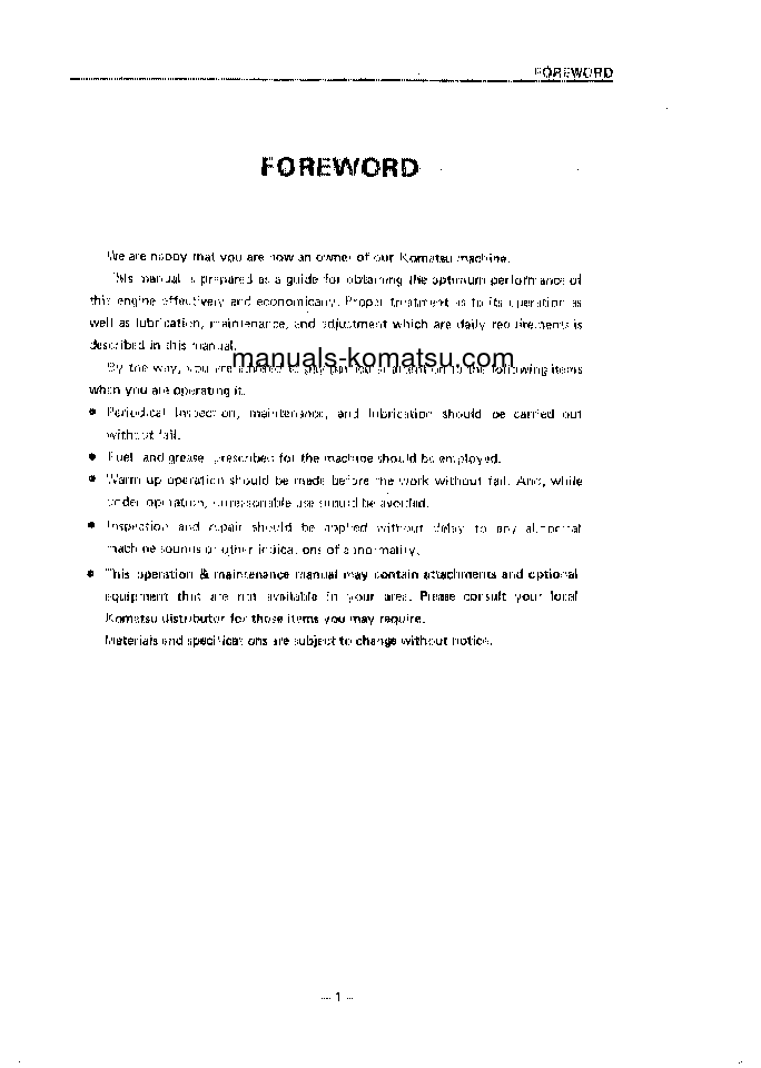 Protected: D155W-1(JPN) S/N 23891-UP Operation manual (English)