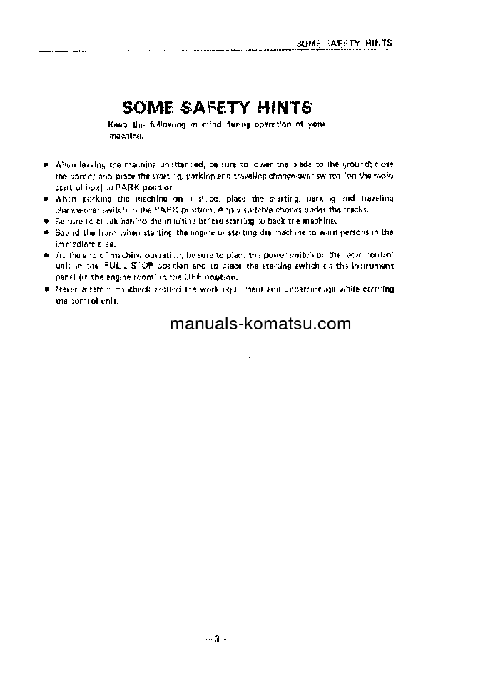 Protected: D155W-1(JPN) S/N 23891-UP Operation manual (English)