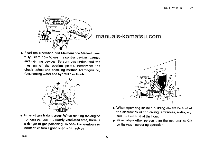 Protected: D155S-1(JPN) S/N 1184-UP Operation manual (English)