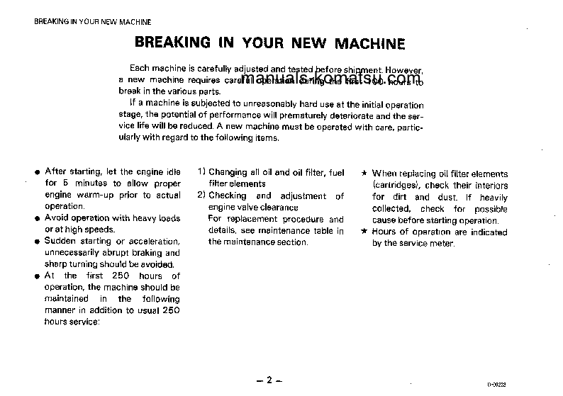 Protected: D355A-5(JPN) S/N 12622-UP Operation manual (English)
