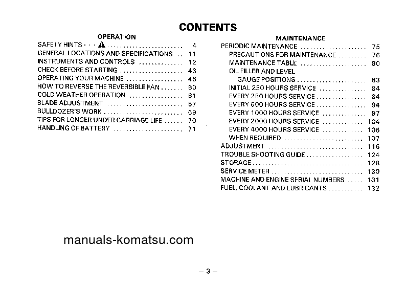 Protected: D355A-5(JPN) S/N 12622-UP Operation manual (English)