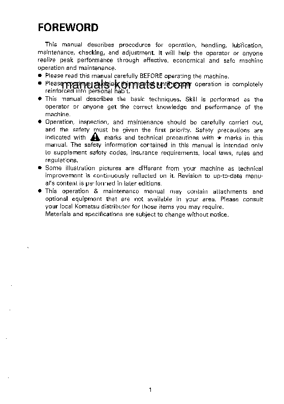 Protected: PC300-5(JPN)-CUSTOM S/N 21401-UP Operation manual (English)