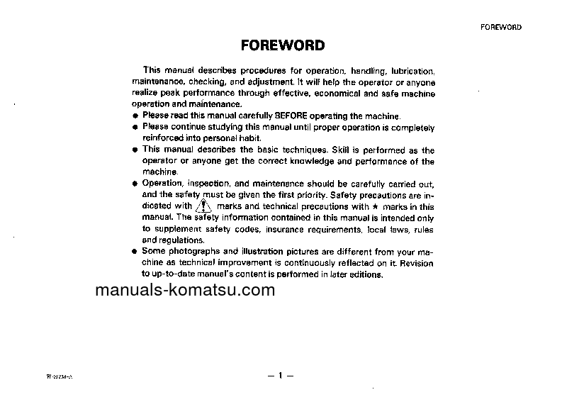 Protected: PC10-5(JPN) S/N 10301-UP Operation manual (English)