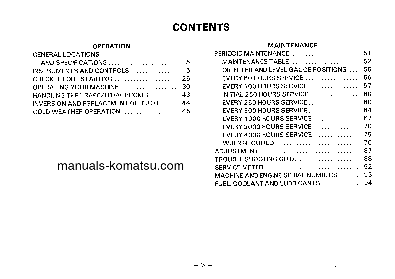 Protected: PC150-3(JPN)-C SPEC S/N 3001-UP Operation manual (English)