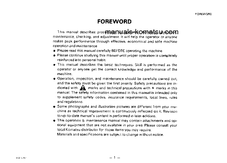Protected: PC40-6(JPN) S/N 10001-12140 Operation manual (English)